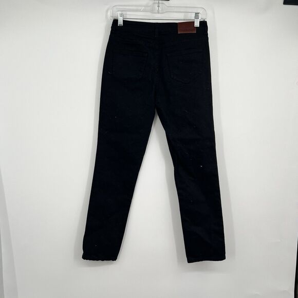 THAKOON Women's 4 Classic Cropped Ankle Jeans Black 28” Minimalist 26” Inseam - Picture 2 of 11